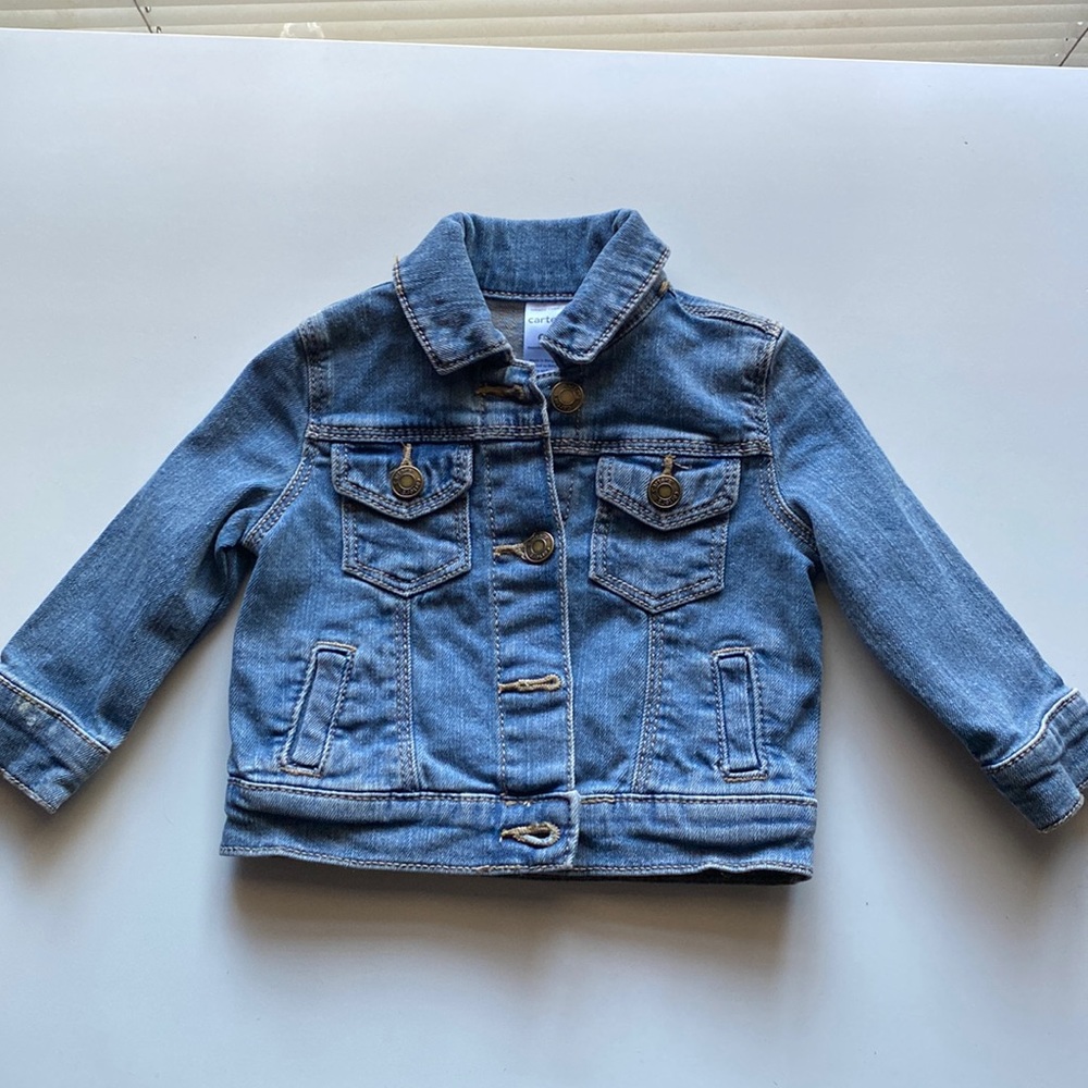 Carters 9 Months Baby Girl Denim Jacket